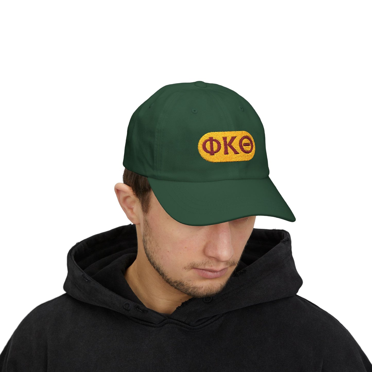 Classic Cap with ΦΚΕ Embroidery - Stylish Casual Hat for Everyday Wear