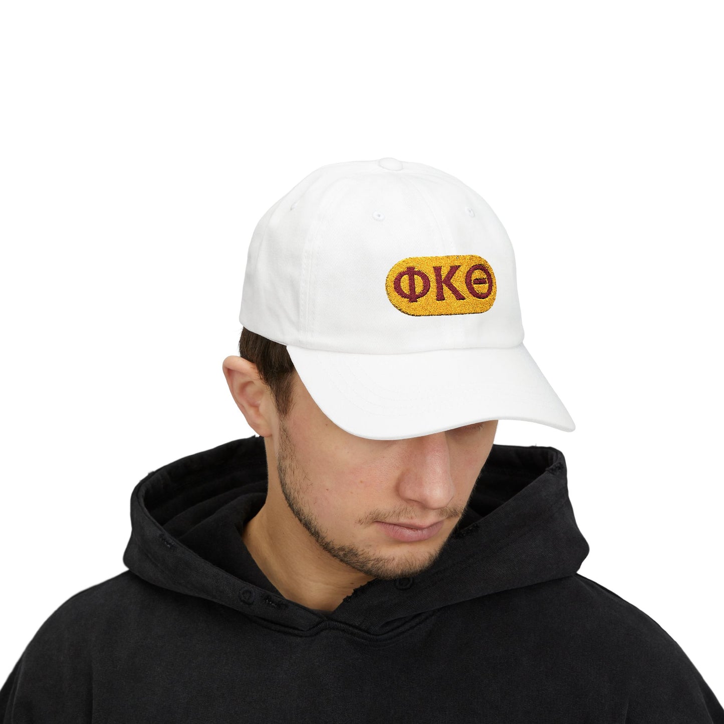 Classic Cap with ΦΚΕ Embroidery - Stylish Casual Hat for Everyday Wear