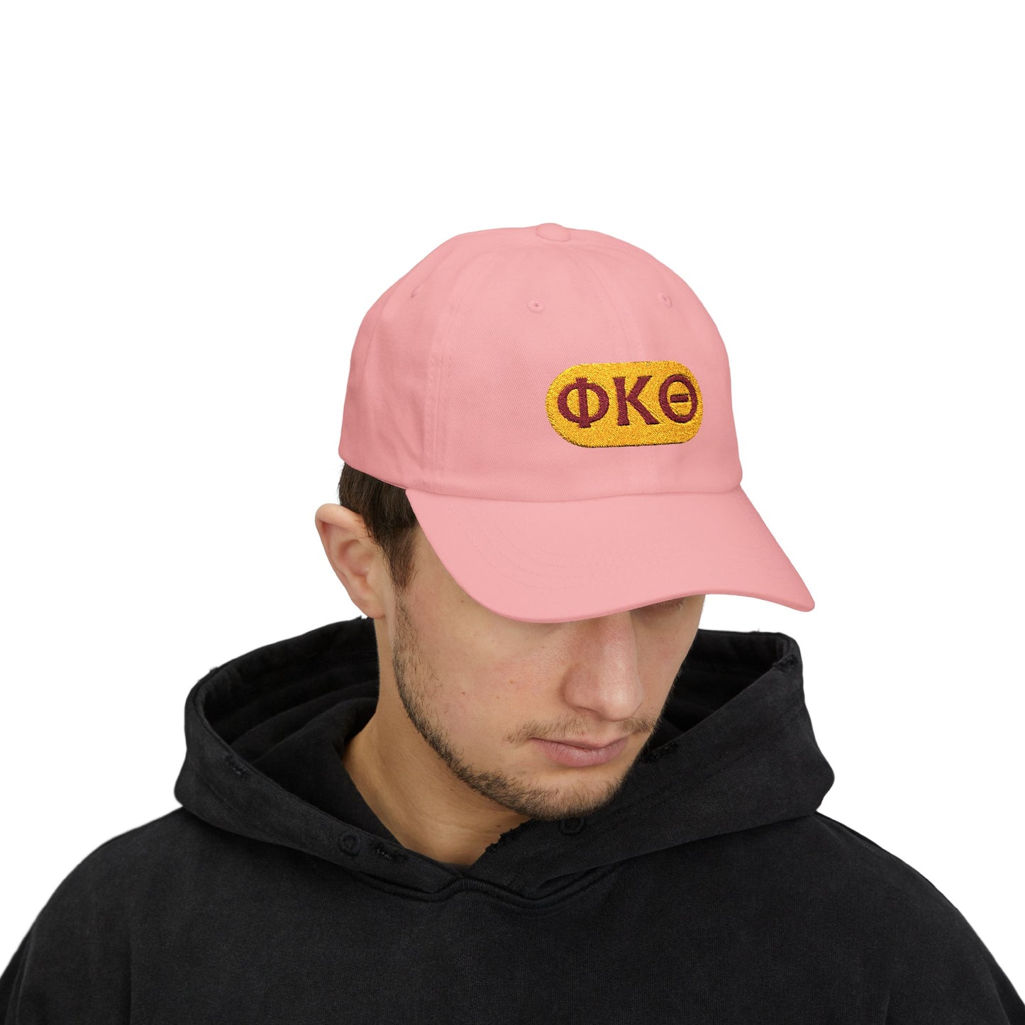 Classic Cap with ΦΚΕ Embroidery - Stylish Casual Hat for Everyday Wear